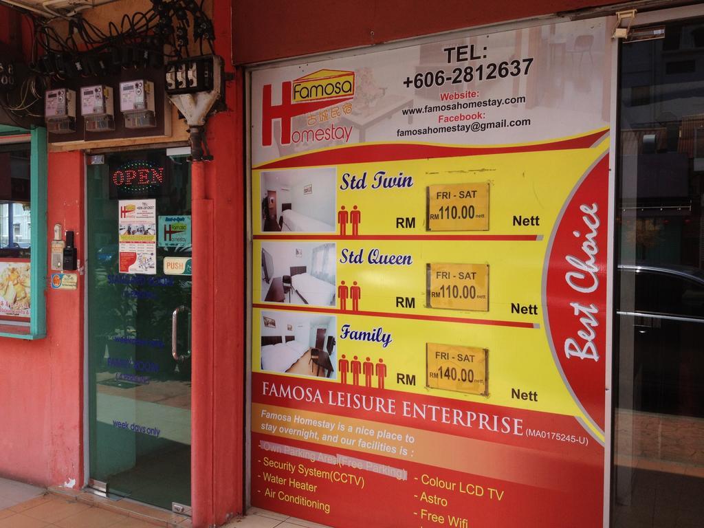 Famosa Homestay Malacca Exterior foto